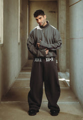 Asim Jofa  Western Wear Ajwpb-02 Unisex Wide Legged Sweatpants 1 Pc