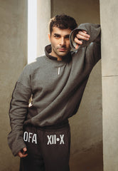 Asim Jofa  Western Wear Ajwpt-01 Unisex Collared Sweatshirt 1 Pc