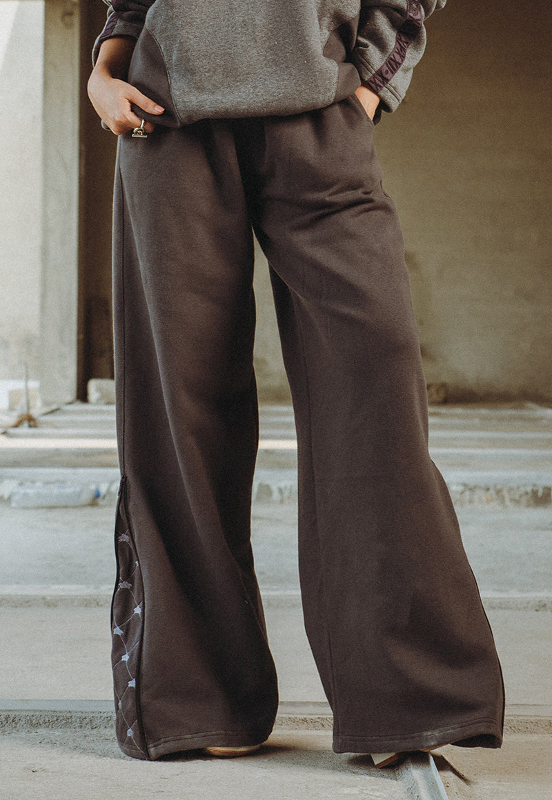 Asim Jofa  Western Wear Ajwpb-02 Unisex Wide Legged Sweatpants 1 Pc