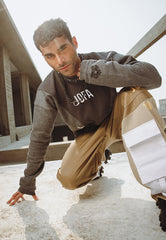 Asim Jofa  Western Wear Ajwpt-02 Unisex Paneled Sweatshirt 1 Pc
