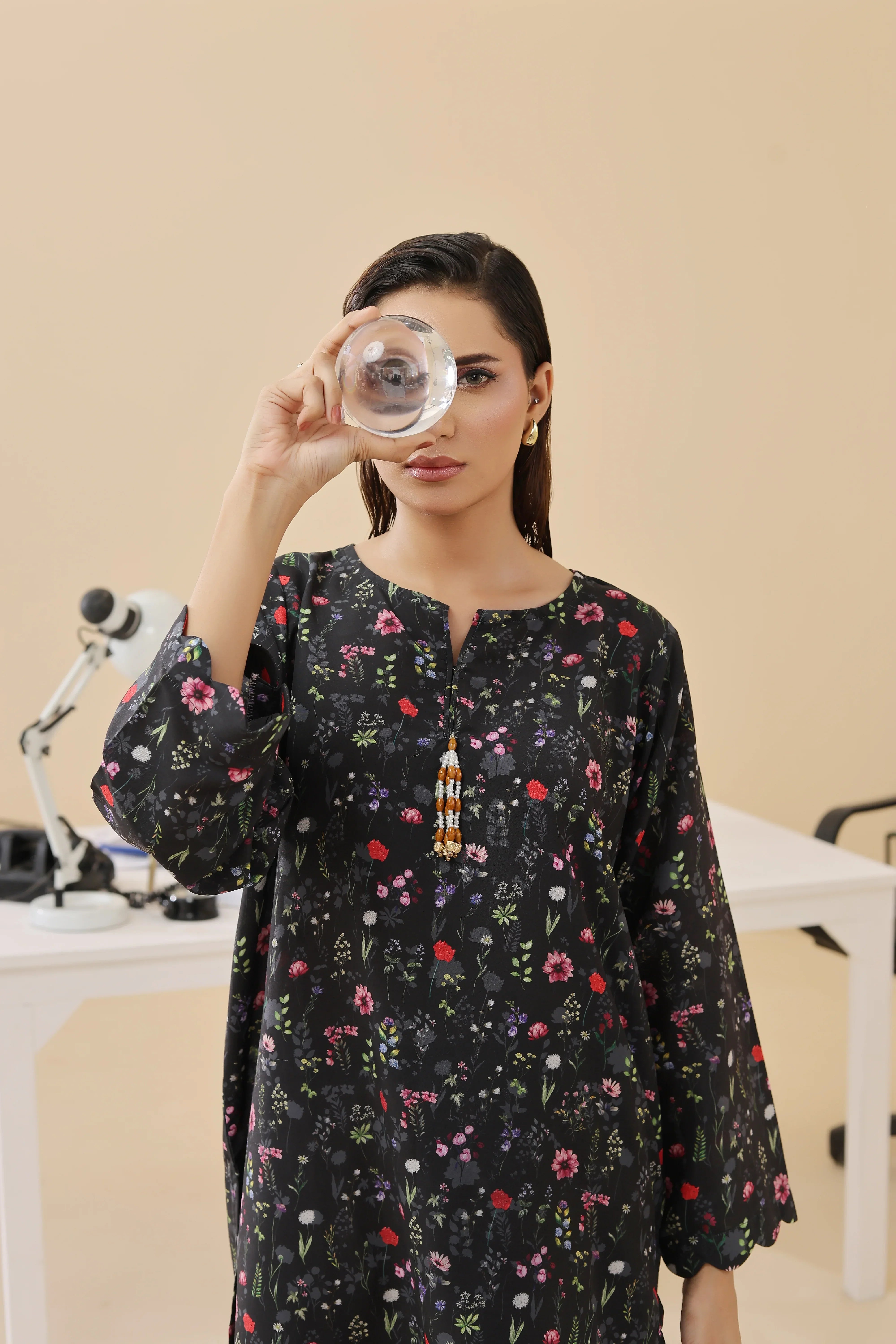 Dhaga Stitched 1 Piece Cambric Shirt Collection'2025-DSK122