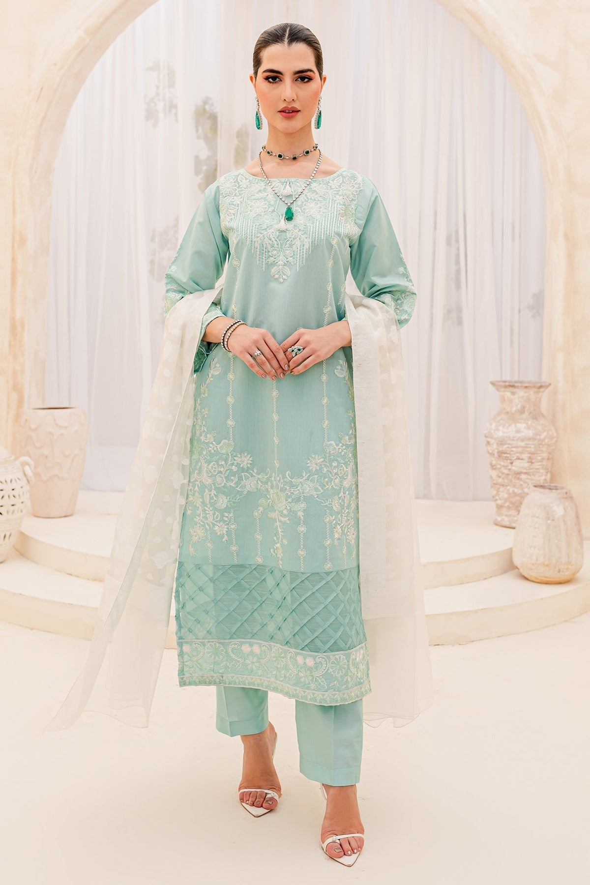 Aura by Panache Apparel Stitched Collection-Sky