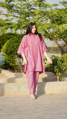 Urban Cut Elegant Cotton Yarn Dyed Co Ord Set 2 Piece