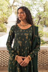 Screen Printed Frock By Mannat Clothing Stitched Collection-Sanam