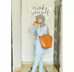TOTE SHOULDER BROWN - Bag X