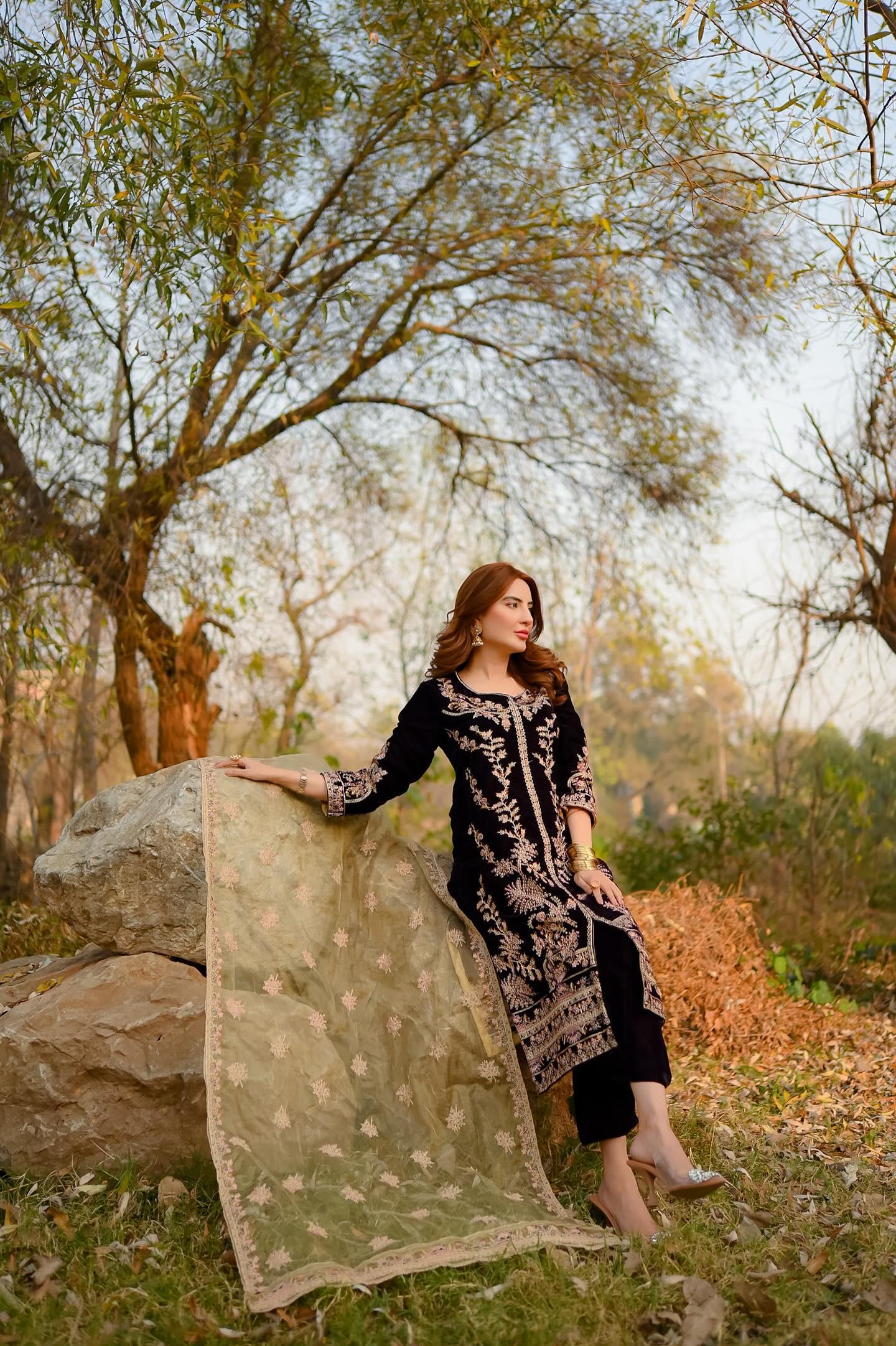 Panache Apparel Stitched Velvet Collection-Luxe