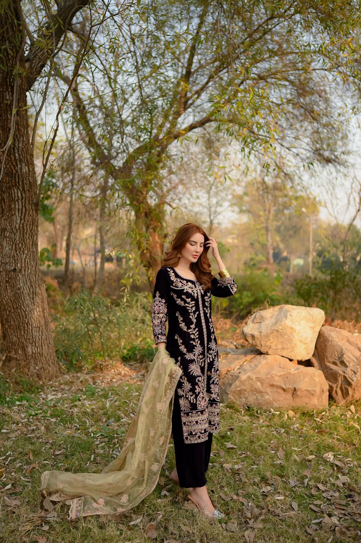 Panache Apparel Stitched Velvet Collection-Luxe
