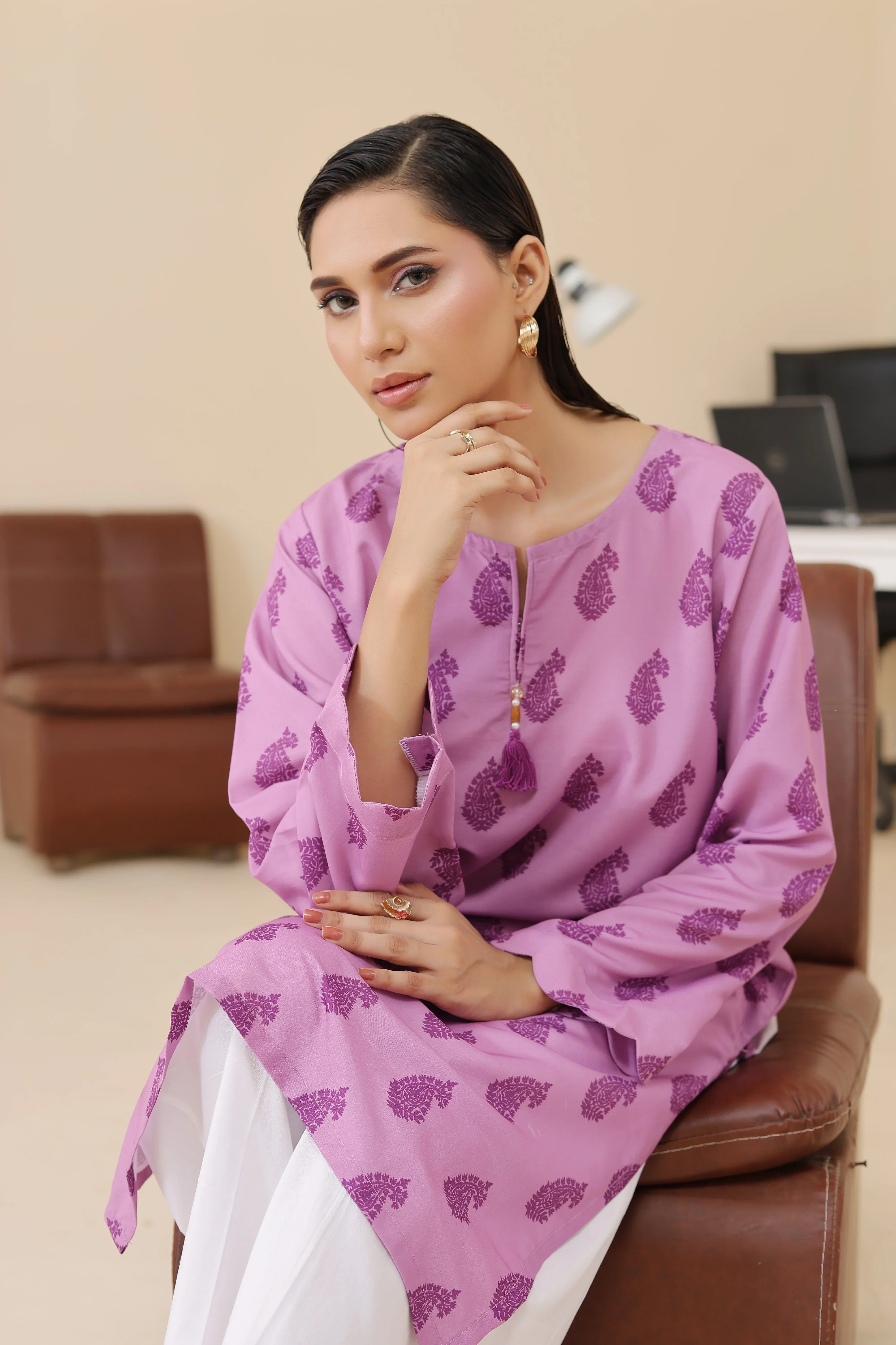 Dhaga Stitched 1 Piece Cambric Shirt Collection'2025-DSK119