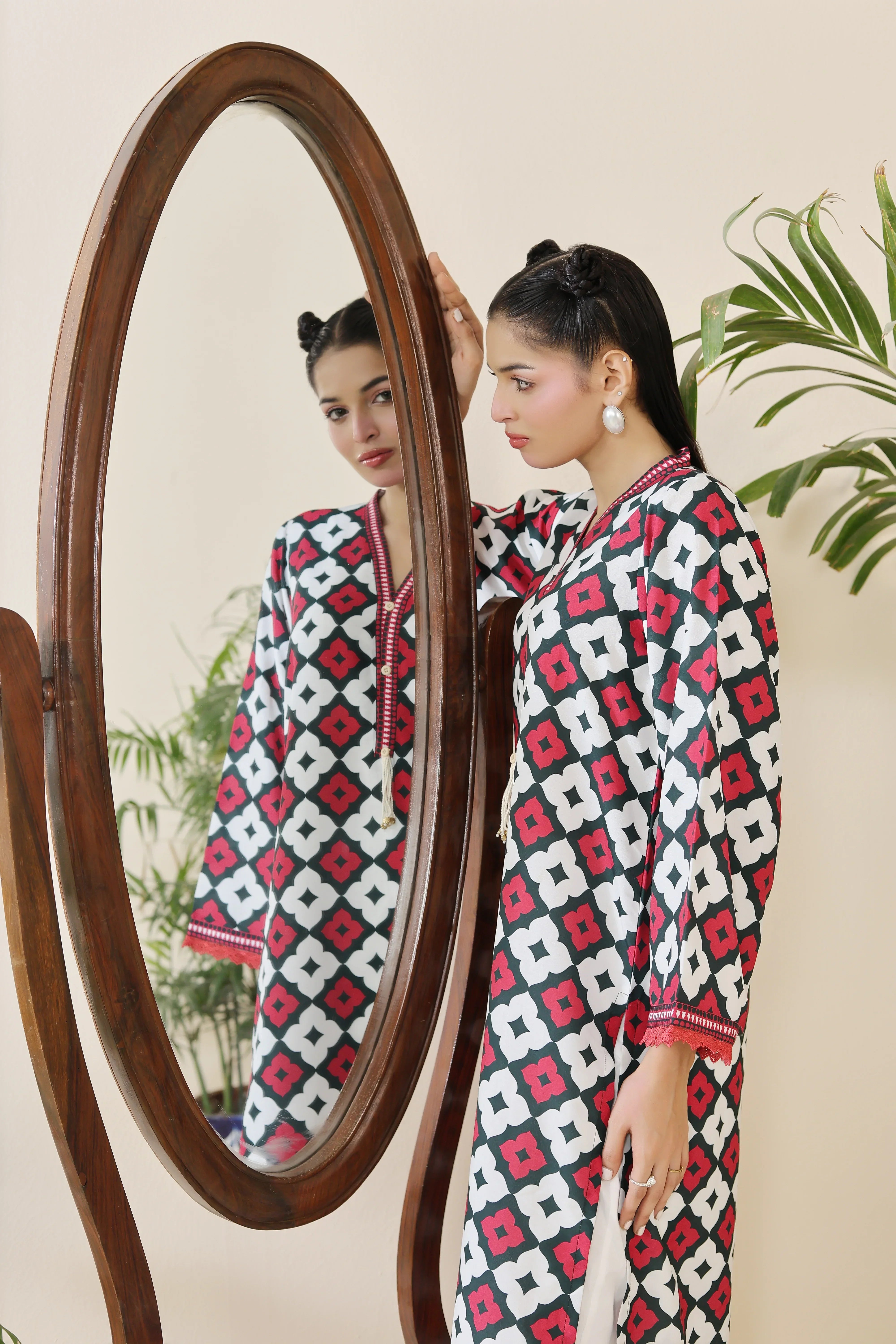 Dhaga Stitched 1 Piece Cambric Shirt Collection'2025-DSK130