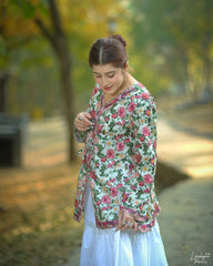 Urban Cut Printed Cotton Shirt for Women â€“ Floral Everyday Wear