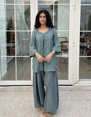 Urban Cut Embroidered Gauze Paper Cotton 3-Piece Set-C0295