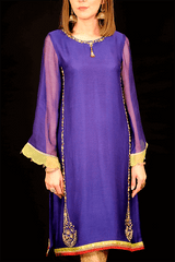 Zaaviay Stitched Eid Collection 2022  Aasira (One Piece)