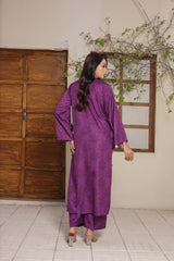 Madiha Gohar Stitched 2 Piece Suit-LAYN Plum
