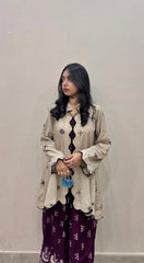 Urban Cut Stitched 2 Piece Printed Swiss Lawn Co-Ord Set-C0287