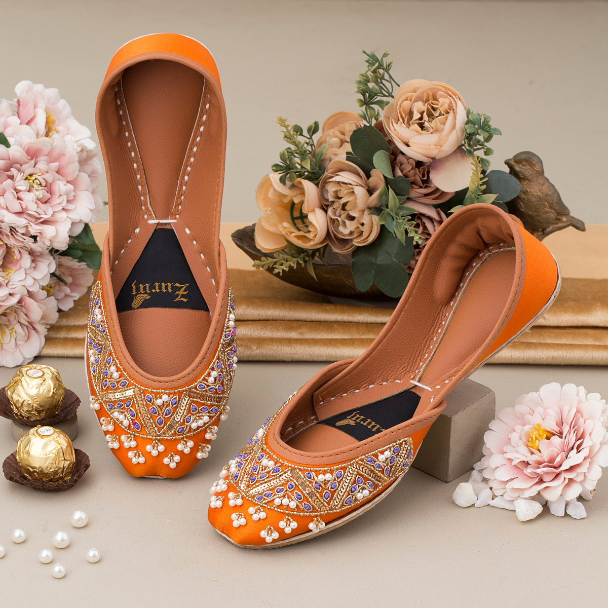 Zuruj Khussa Collection'2025-zun-1-orange