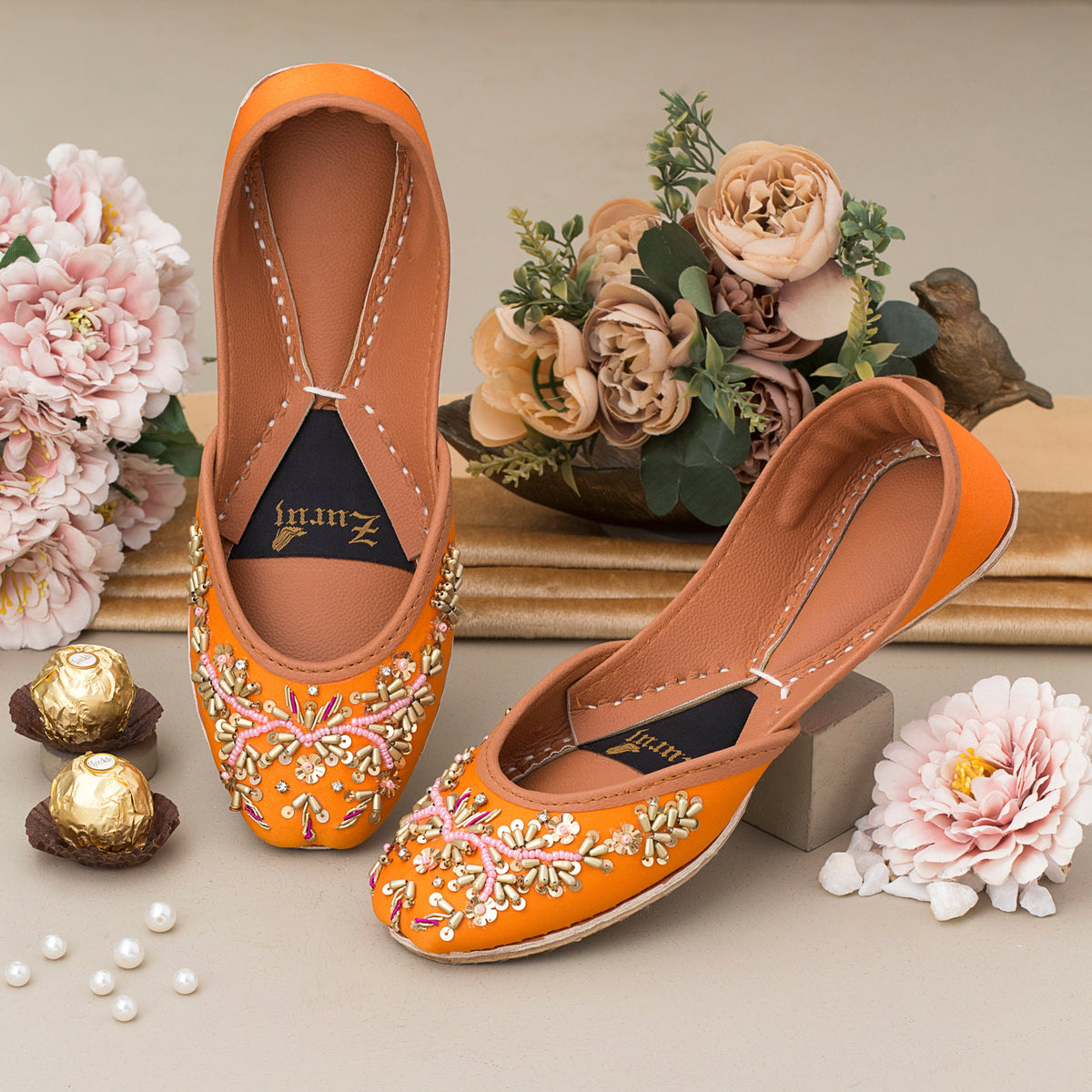 Zuruj Khussa Collection'2025-zun-224-orange