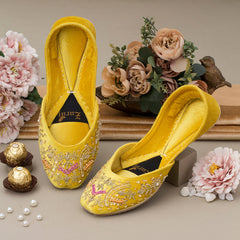 Zuruj Khussa Collection'2025-zun-237-Yellow