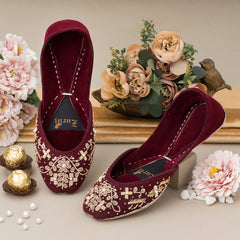 Zuruj Khussa Collection'2025-zun-240-Maroon