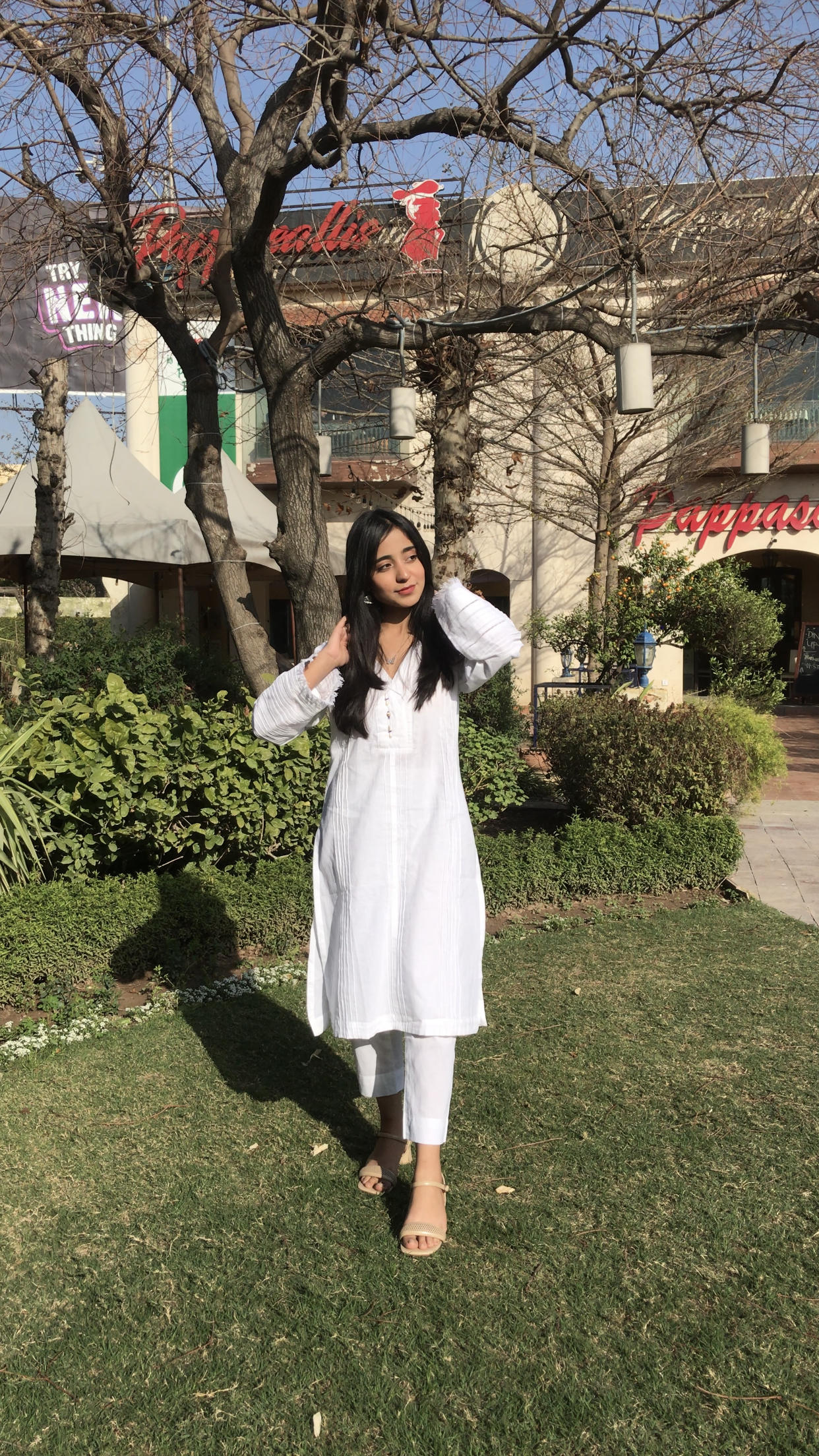 Urban Cut 2 Piece Cotton Embellished stitched suit
