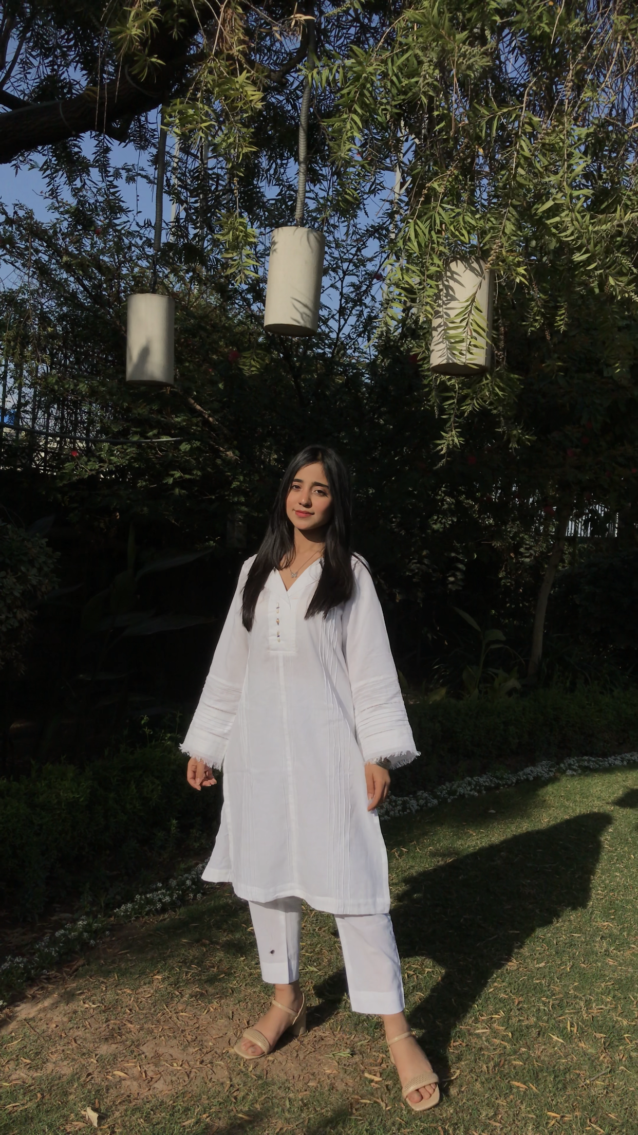 Urban Cut 2 Piece Cotton Embellished stitched suit