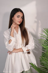 Urban Cut Stitched Cotton Long Maxi Skirt-C0227