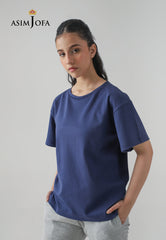 Asim Jofa  Western Men & Women Ajwte-03 Rib T-Shirt 1 Pc