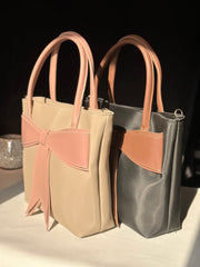 Fineur Carryme Black and brown Tote Bags | Cute Bow High Quality Bag Just for 1999.