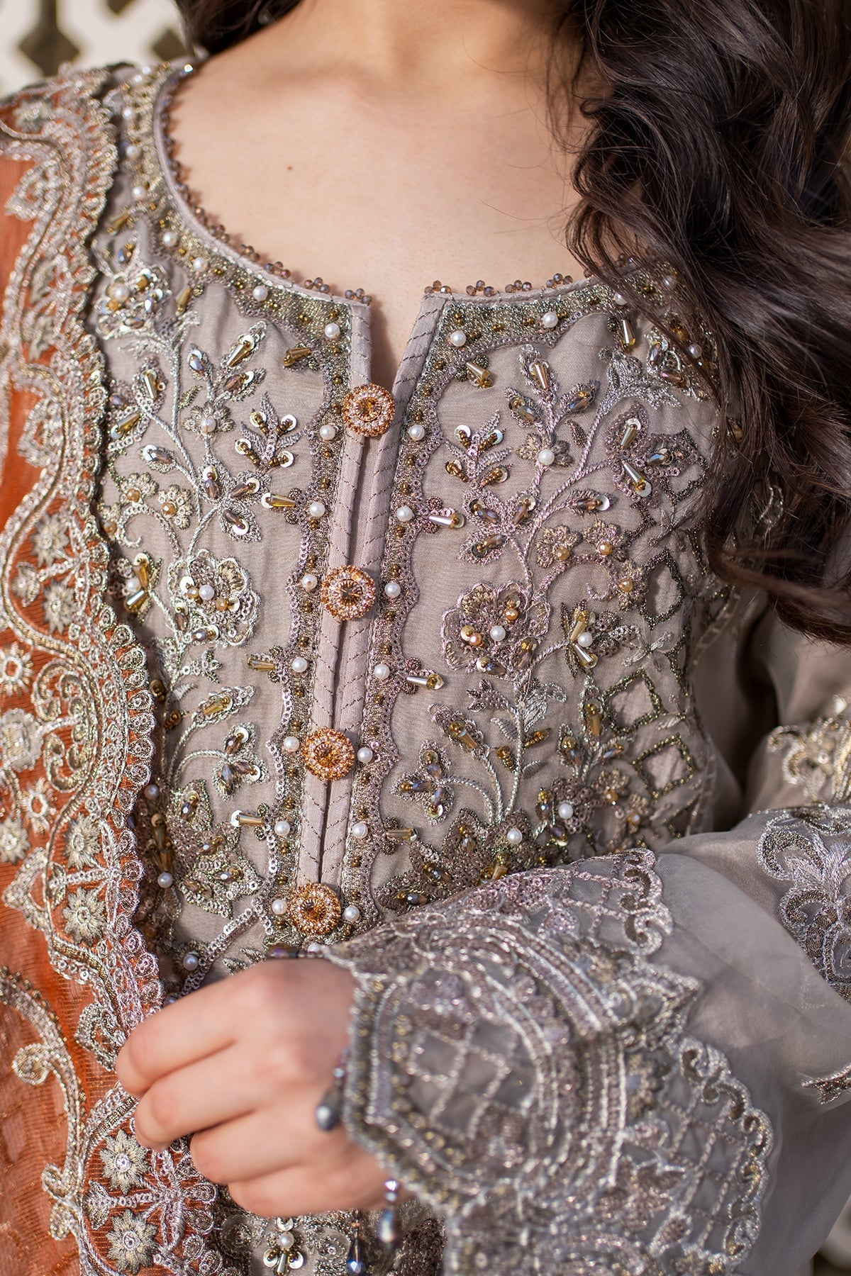 Meeras By Imrozia Serene Unstitched 3 Piece Luxury Formals Collection'2025-I-227 MISR