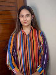 Tng By MD Stitched Shirts Collection-Jeem Stripe Shirt