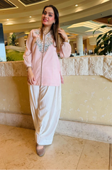 Urban Cut Elegant White Palazzo Pants-T0307