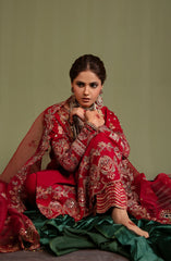 Noori By Emaan Adeel Unstitched 3 Piece Silk Formals Collection'2024-NR 08 Ulfat