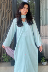 Solstic by Meerak Stitched 3 Piece Emb Lawn Suit-Faye