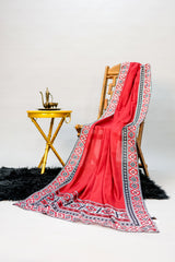 Tng By Md-Ajrak Mosaic Odhni | Redish | Men