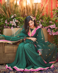 Tiraz Stitched 3 Piece Formals Suit-Muskan
