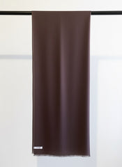 Zauk Scarf Suit-Dark Brown Scarf