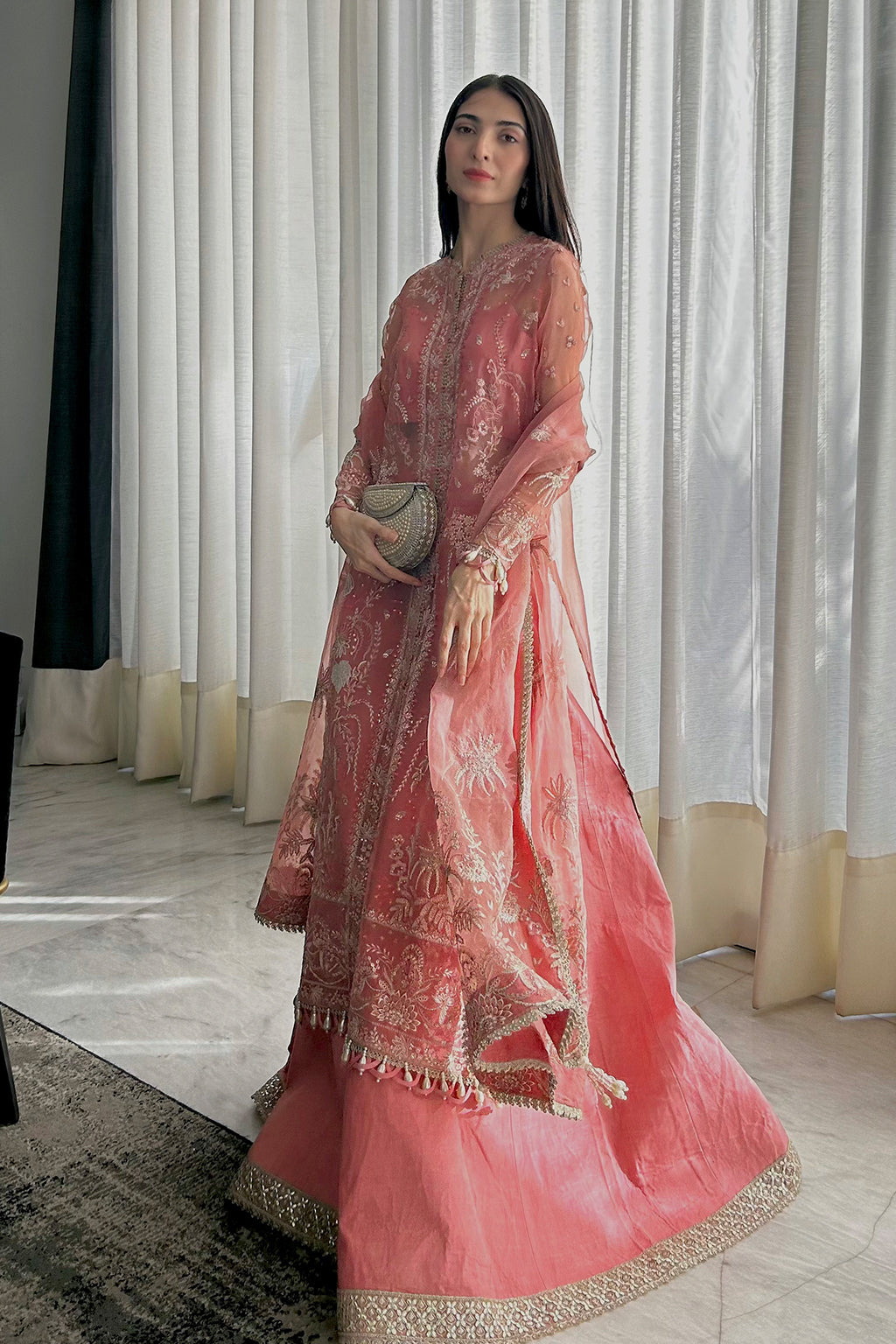 Silsila By Meeral Unstitched 3 Piece Formals Collection'2025-Leya