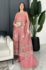 Silsila By Meeral Unstitched 3 Piece Formals Collection'2025-Leya