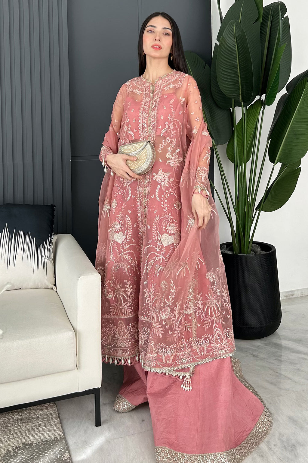 Silsila By Meeral Unstitched 3 Piece Formals Collection'2025-Leya