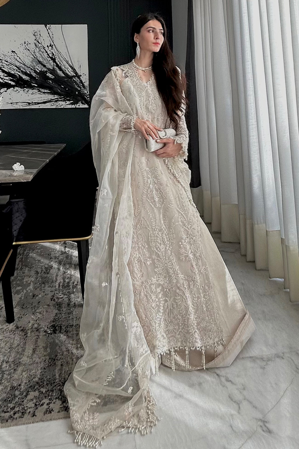 Silsila By Meeral Unstitched 3 Piece Formals Collection'2025-Zahria