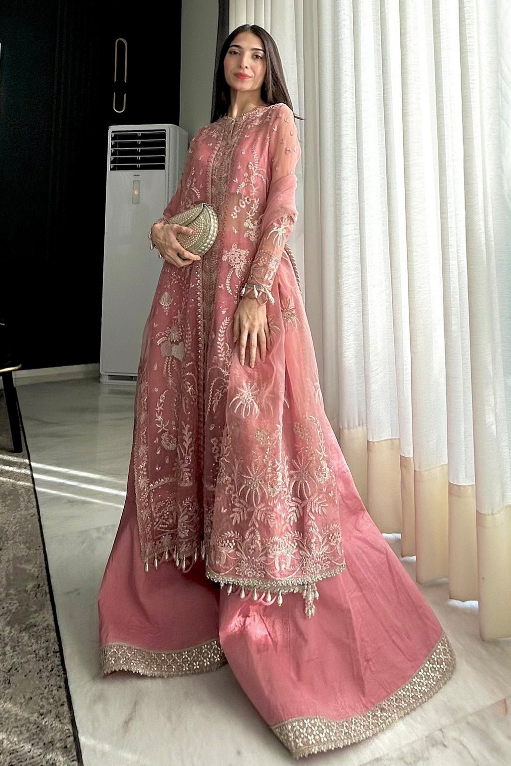 Silsila By Meeral Unstitched 3 Piece Formals Collection'2025-Leya