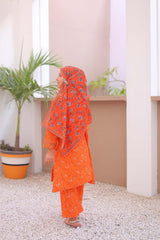 Girl embroidered stitched Kurta suits