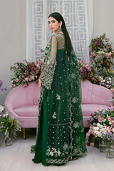 La More Unstitched 3 Piece Wedding Collection-Exotic Emerald