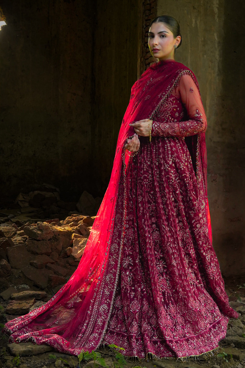 Silsila By Meeral Unstitched 3 Piece Formals Collection'2025-Elaila