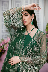 La More Unstitched 3 Piece Wedding Collection-Exotic Emerald