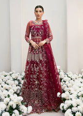 La More Unstitched 3 Piece Wedding Collection-Radiant ruby