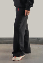 Asim Jofa  Western Essentials Ajweb-01 Unisex Black Sweatpants 1 Pc