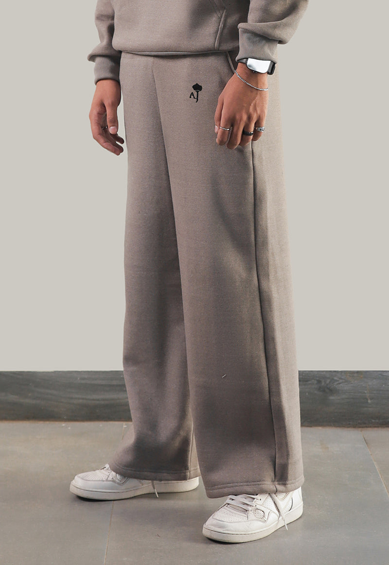 Asim Jofa  Western Essentials Ajweb-03 Unisex Grey Sweatpants 1 Pc