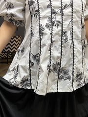 Urban Cut-Cotton Printed Shirt-C0242