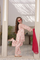 Pariyon Ki Duniya By Shanzey Stitched 3 Piece Co Ords Lawn Suit-SHK-5303