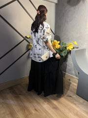 Urban Cut-Cotton Printed Shirt-C0242